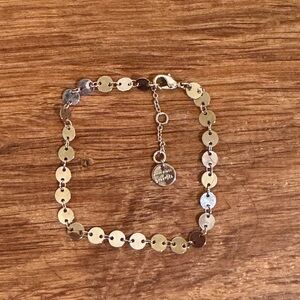 Pura vida Silver toned Disc Bracelet​
